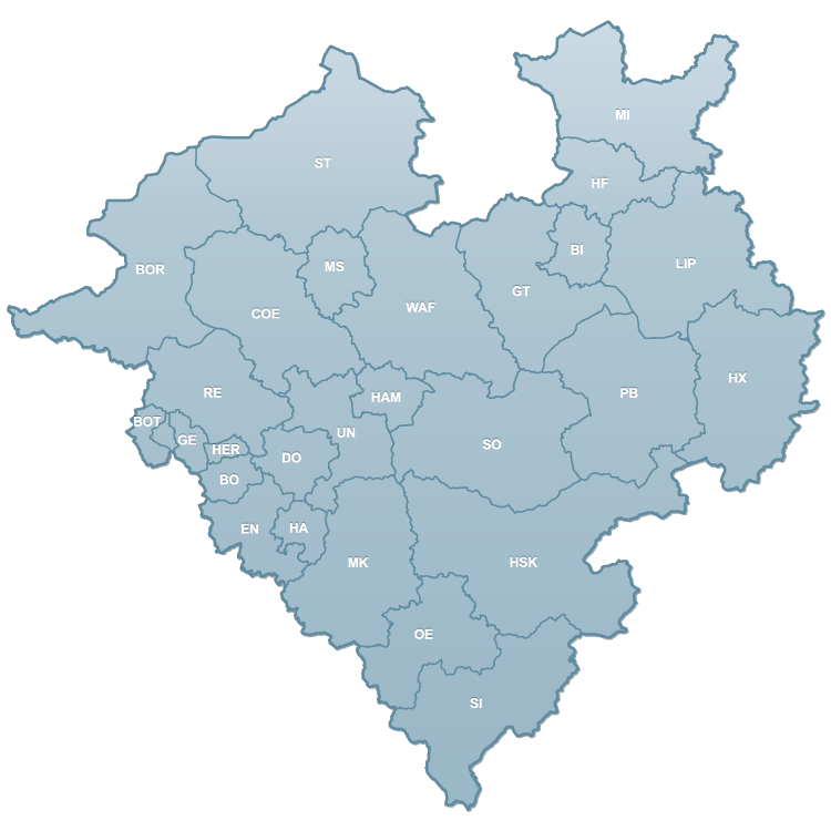 Westfalenkarte