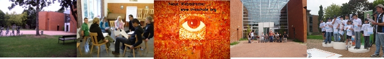 Bilderleiste mit Fotos aus dem Schulleben