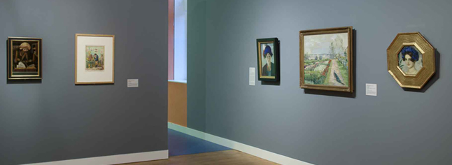 Blick in einen Ausstellungsraum Blick in einen Ausstellungsraum