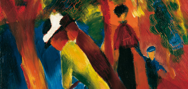 Macke, Sonniger Weg Macke, Sonniger Weg