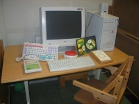 Computer mit Hilfsmitteln