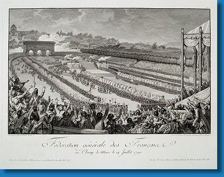 F�derationsfest am ersten Jahrestag des Bastillesturms 1790