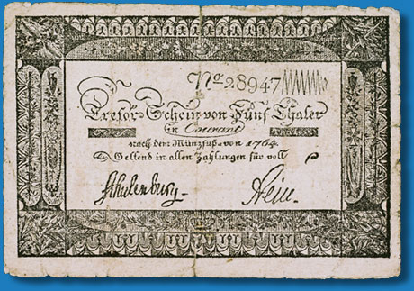 Preu�ischer Tresorschein 1806