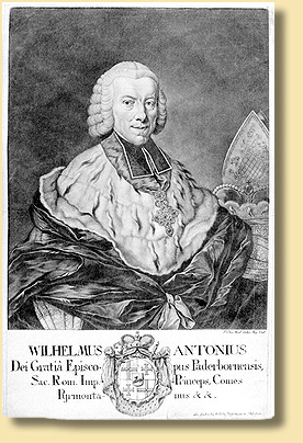 F�rstbischof Wilhelm Anton von der Asseburg, um 1763