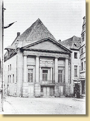 Theater in M�nster, um 1880
