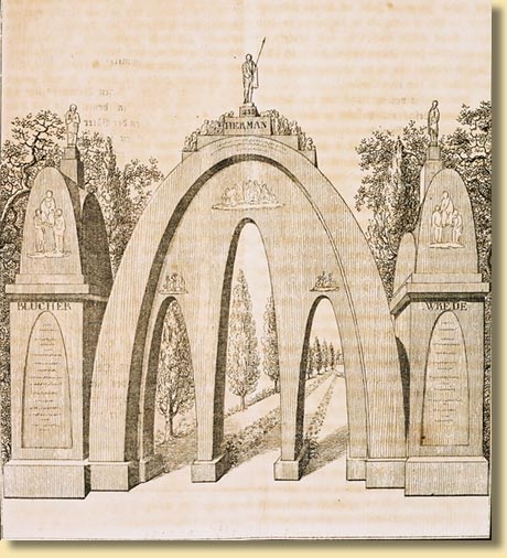 Entwurf zu einem Hermannsdenkmal, 1823