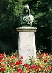 Droste-bust in the park of Schlo� H�lshoff