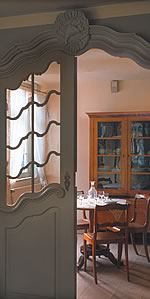 Blick in das Speisezimmer im Haus Stahl - Paderborner Dorf