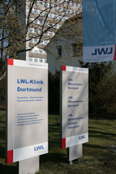 Eingang zur LWL-Klinik Dortmund Eingang zur LWL-Klinik Dortmund