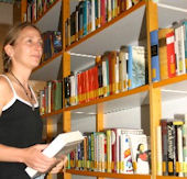 Bibliothekarin Anja Hufnagel Bibliothekarin Anja Hufnagel