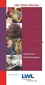 Foto zeigt Titelbild des Flyers Ambulante Arbeitstherapie