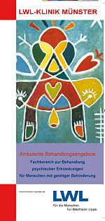 Foto zeigt Titelblatt des Flyers Ambulante Behandlungsangebote