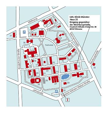 Foto zeigt Lageplan zum Haus 25, Downloadmöglichkeit unter dem Bild Foto zeigt Lageplan zum Haus 25, Downloadmöglichkeit unter dem Bild