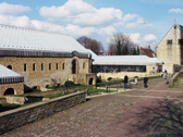 Das Bild zeigt die Kaiserpfalz in Paderborn von au�en. Foto: LWL-Museum f�r Arch�ologie