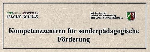 Logo Kompetenzzentren für sonderpädagogische Förderung des Minsisteriums für Schule und Wissenschaft des Landes NRW Logo Kompetenzzentren für sonderpädagogische Förderung des Minsisteriums für Schule und Wissenschaft des Landes NRW