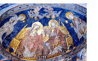 Romanische Wandmalerei in St. Maria zur H�he, Soest, Foto: Olaf Mahlstedt