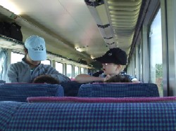 Bahnfahrt nach Sylt