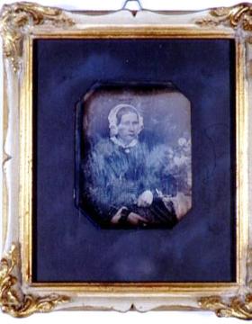 Carolina Lammerts, geb. Röhr (1803-1880), Daguerreotypie