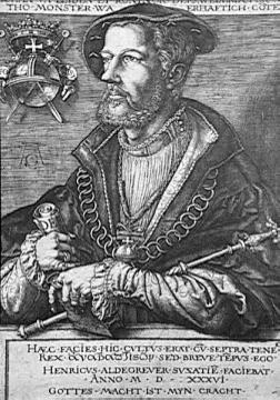 Johann von Leiden, Münsteraner Wiedertäufer - Kupferstich von Heinrich Aldegrever, 1536