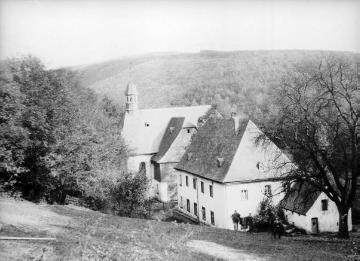 Kloster Brunnen mit St. Johannes Baptist-Kapelle in Sundern-Endorf, ehem. Kapuzinerkloster (gegr. um 1722-1834), undatiert, um 1920?