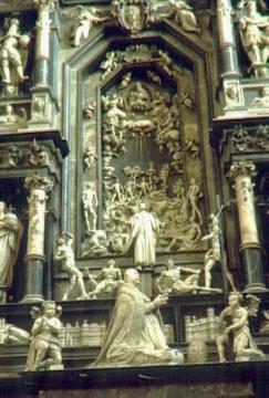 Grabmal (Detail) des Fürstbischofs Dietrich von Fürstenberg (+ 1618) im St. Liborius Dom