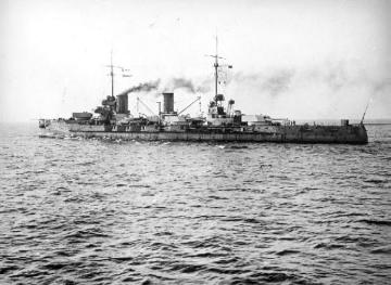 Kriegsschauplatz Skagerrak 1916: Deutscher Schlachtkreuzer "Von der Tann" (Flotte von Admiral Hipper)
