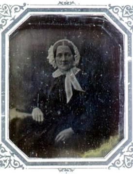 Sophie Caroline Meyer, geb. Westphal, (1810-1891) aus Bückeburg, Ferrotypie