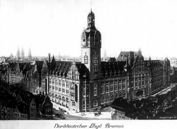 Verwaltungsgebäude der Reederei Norddeutscher Lloyd in Bremen