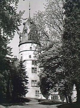 Fürstliches Residenzschloss: Schlossturm, ehemaliger Bergfried aus dem 14. Jh.