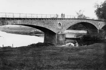 Steinbogenbrücke über die Lippe bei Haltern am See, um 1916?