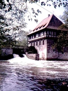 Wassermühle an der Aa bei Schloss Steinfurt, Burgsteinfurt