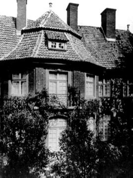 Risalit der Gartenfront des ehemaligen Schlaun' schen Wohnhauses an der Hollenbeckerstraße 9