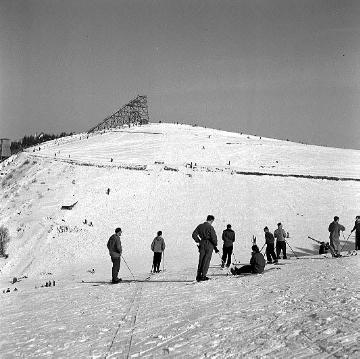 Die alte Skisprungschanze auf dem Herrloh