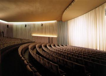 Filmtheater Fürstenhof: Blick in den Vorführsaal (Ludgeristraße 54, Schließung Oktober 2000)