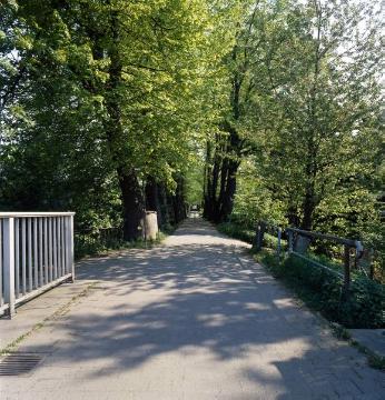 Prozessionsweg Münster - Telgte Höhe Dortmund-Ems-Kanal: Östlicher Brückenabgang Richtung St. Mauritz