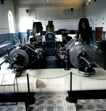 Textilmuseum Bocholt: Blick in den Turbinensaal