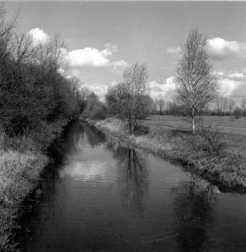 Boker Kanal, Westenholzer Abschnitt, 32 km langer Bewässerungskanal zwischen Paderborn-Neuhaus und Lippstadt, in Funktion 1853 bis 1970er Jahre