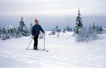 Skilangläufer auf dem Astenberg