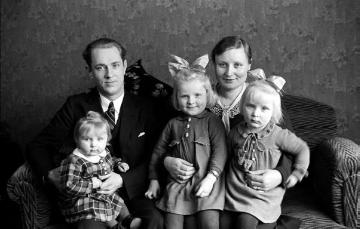 Familie Martin Stenkamp, Südring, Eltern und Kinder