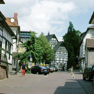 Die Burgstraße mit Blick zum Barmeierplatz