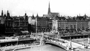 Adolf Hitler: Stadtansicht von Wien, Hitlers Wohnort 1907-1913