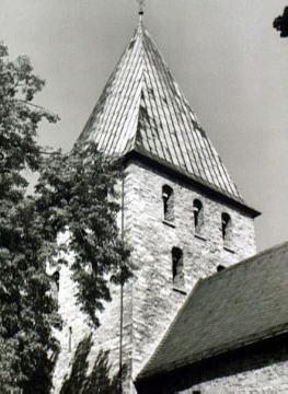 Der Turm der Pfarrkirche St. Martin in Hörste