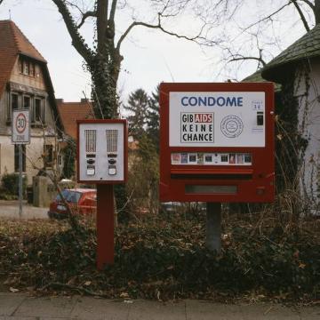 Verkaufsautomaten für Condome und Kaugummi, Minden, Marienstraße