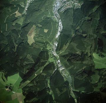 Nahmer, Tal südlich von Hagen-Hohemlimburg, im Süden der Nimmerbach und der Nahmerbach, im Westen der Schleipenberg