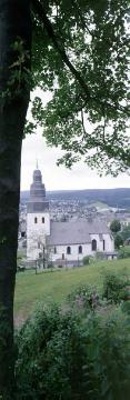 Eversberg, Pfarrkirche St. Johannes Evangelist, 2005 - erbaut im 13. Jh., Hallenausbau im 16. Jh., Barockhaube von 1712.