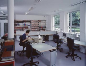 Westfälisches Archivamt, Jahnstraße 26: Arbeits- und Besucherraum
