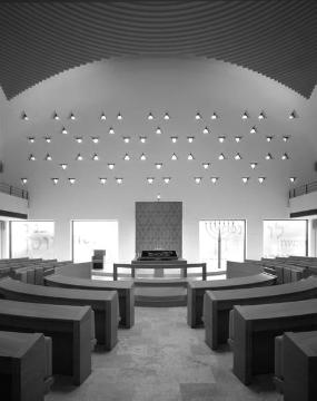 Synagoge Bochum, Beetsaal - erbaut 2007 für die jüdische Gemeinde Bochum-Herne-Hattingen (Schmitz Architekten, Köln)