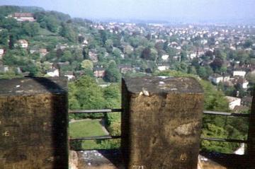 Nordwestliche Stadtansicht vom Bergfried der Burg Sparrenberg