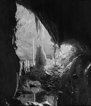 Die "Moschee" - Blick in die Attendorner Tropfsteinhöhle (Atta-Höhle), entdeckt 1907, Naturdenkmal