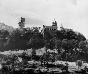 Burg Altena, nach der Restaurierung auf Initiative von Landrat Fritz Thomée um 1906, ab 1912 Jugendherberge, gegründet von Richard Schirrmann, undatiert, Aufnahme um 1910?